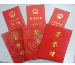 供應(yīng)燙金榮譽(yù)*高檔綢面聘書(shū)