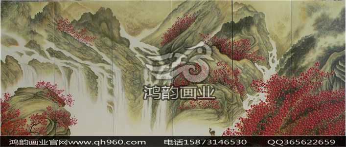 供应重庆手绘壁画最优品牌鸿韵画业