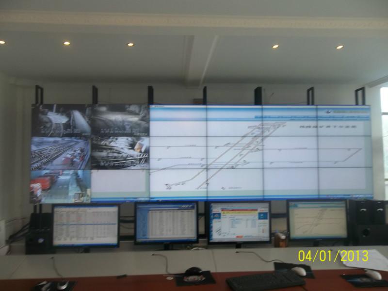 供應(yīng)煤礦大屏幕監(jiān)控拼接屏三星55寸3.5mm液晶拼接屏