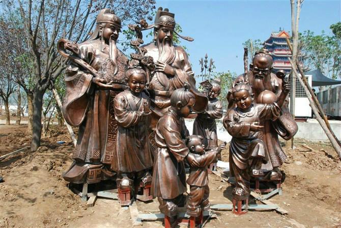 供應(yīng)人物鑄銅雕塑 鑄銅吹打彈唱四大美女報價 人物雕塑鑄銅直銷