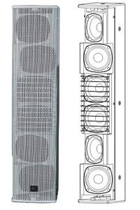 供应贝塔斯瑞T4.6全频扬声器专业会议音箱 培训室音箱会议室音柱图片