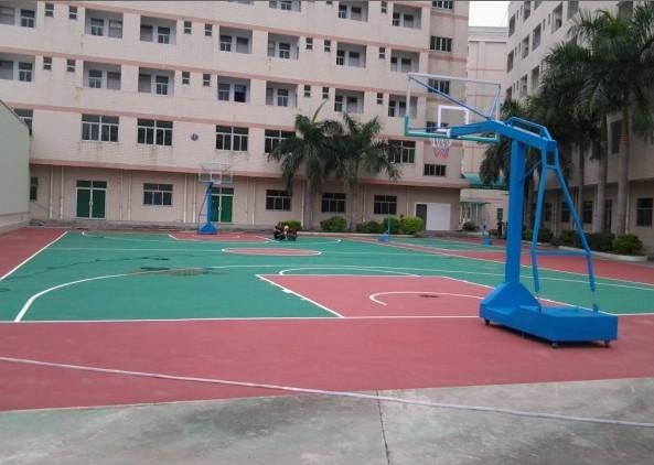 供應(yīng)惠州市籃球場施工，硅PU籃球場施工，球場地面翻新改造，歡迎來電訂購13825472187