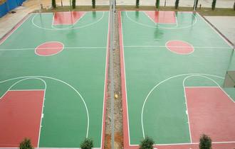 惠州硅PU球場施工圖片