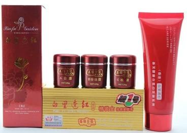 供應(yīng)新芙白里透紅三合一 新芙祛斑霜化妝品