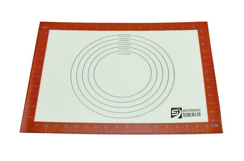 供應(yīng)用于的硅膠玻纖烘烤墊 硅膠烘焙墊