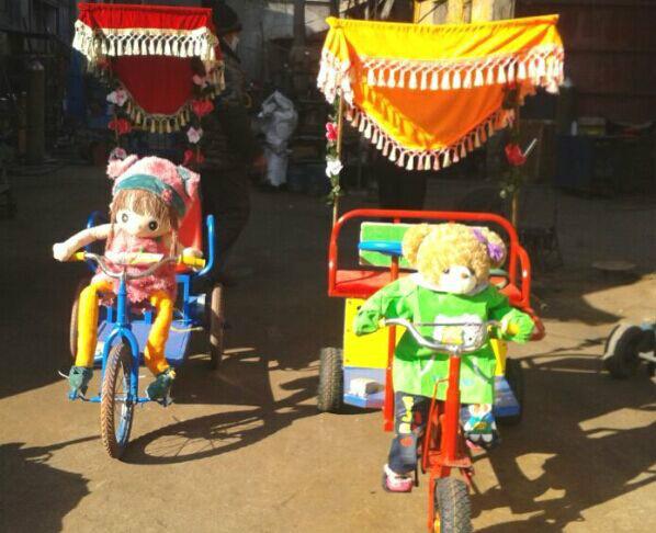 供應用于娛樂設施的供應陜西機器人蹬車，小人蹬車